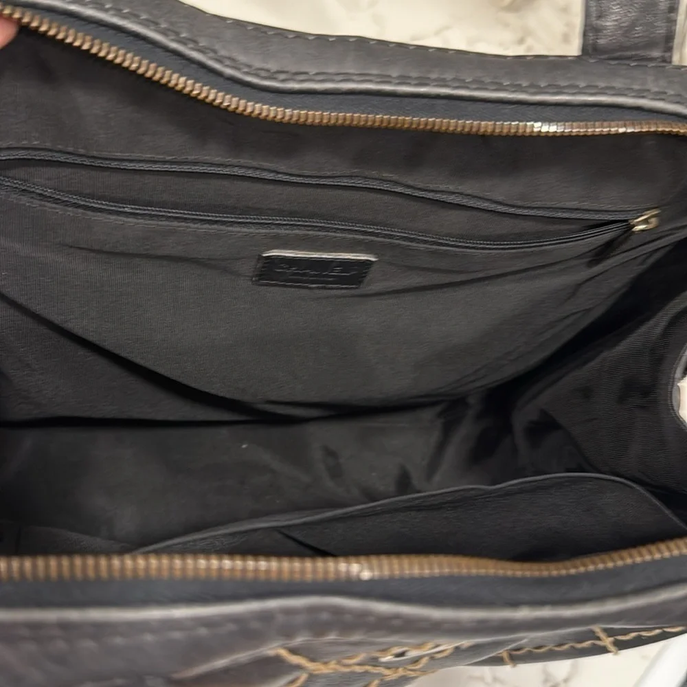 Chanel Wild Stich Black Leather bag